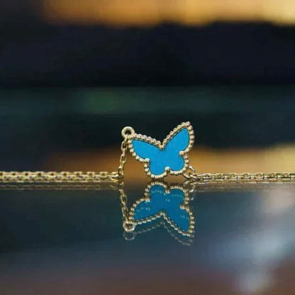 [Basjewels]BUTTERFLY TURQUOISE BUTTERFLY BRACELET