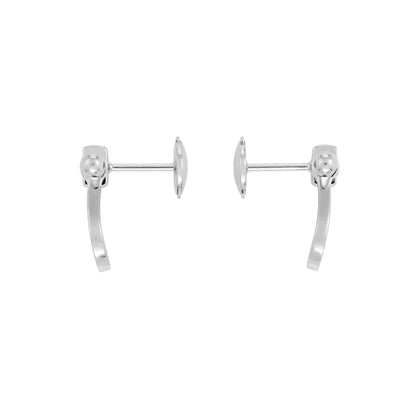 [Basjewels]FORCE 10 FULL DIAMOND STUD EARRINGS MINI MODEL