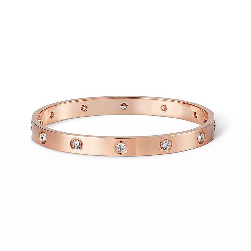 [Basjewels]LOVE BRACELET 6.1MM 10 DIAMONDS