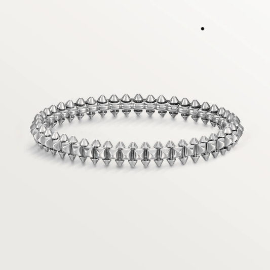 [Basjewels]CLASH SILVER BRACELET