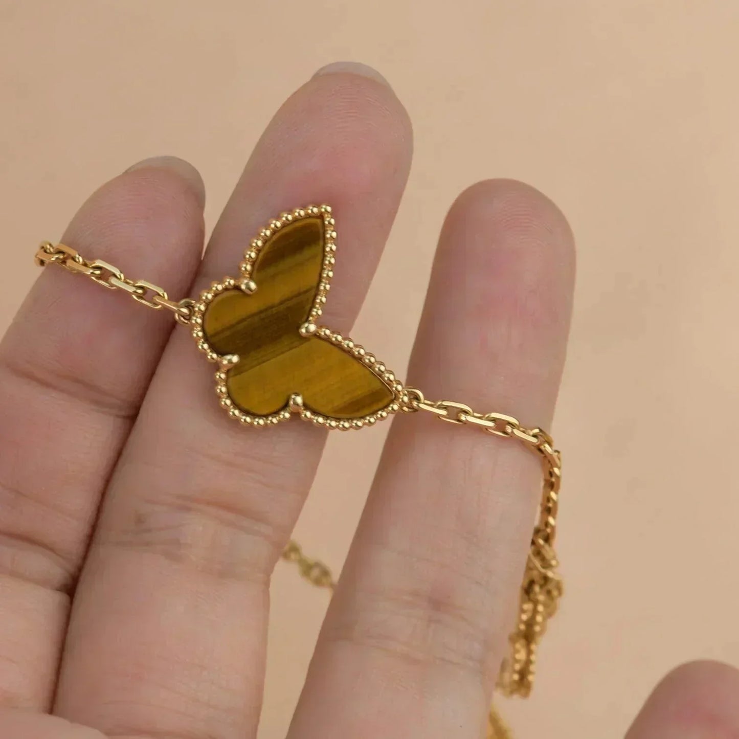 [Basjewels]LUCKY SPRING 5 MOTIF GOLD BRACELET