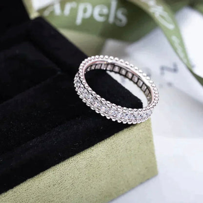 [Basjewels]PERLEE DIAMOND SILVER RING