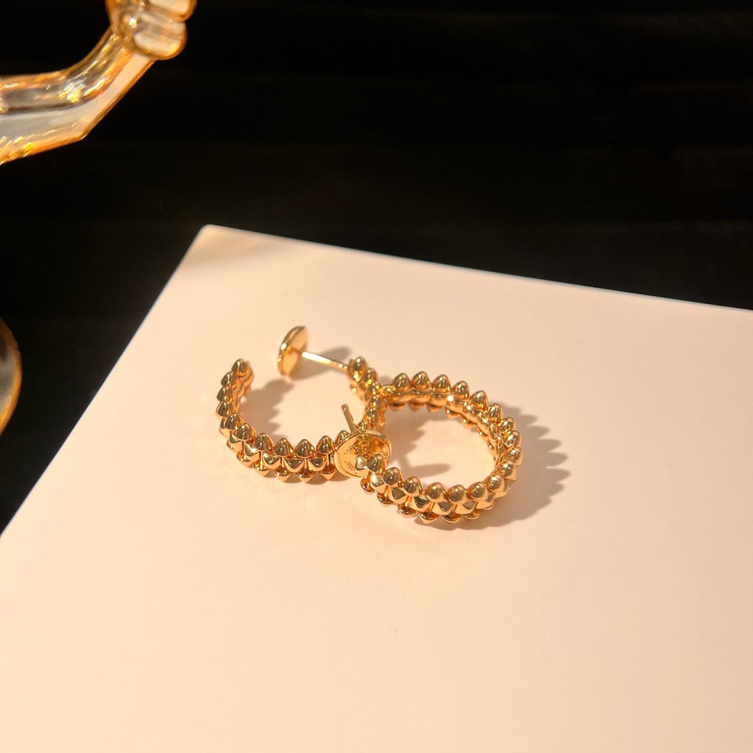 [Basjewels]CLASH SMALL HOOP EARRINGS