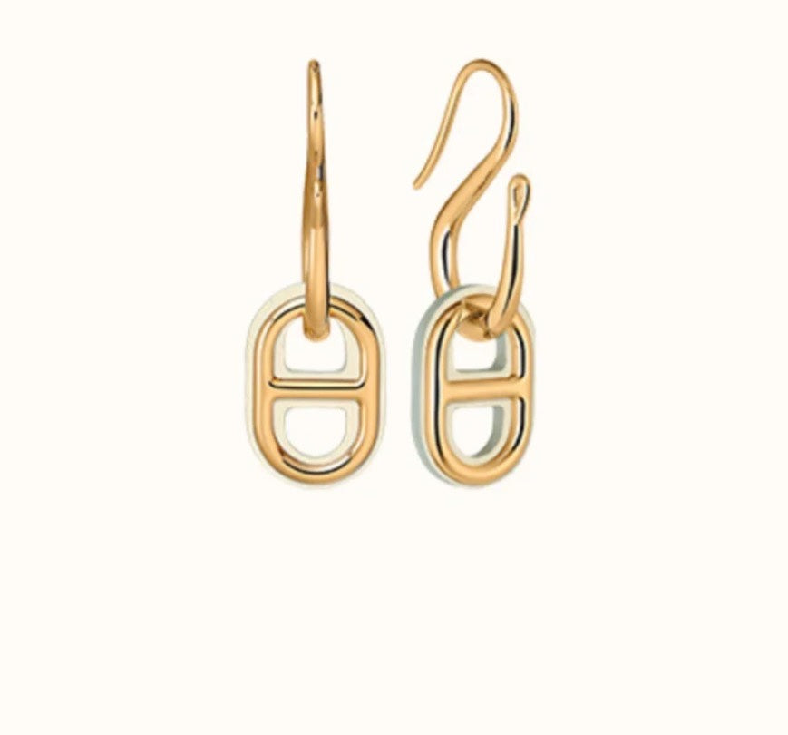 [Basjewels]HM O'MAILLON GOLD EARRINGS