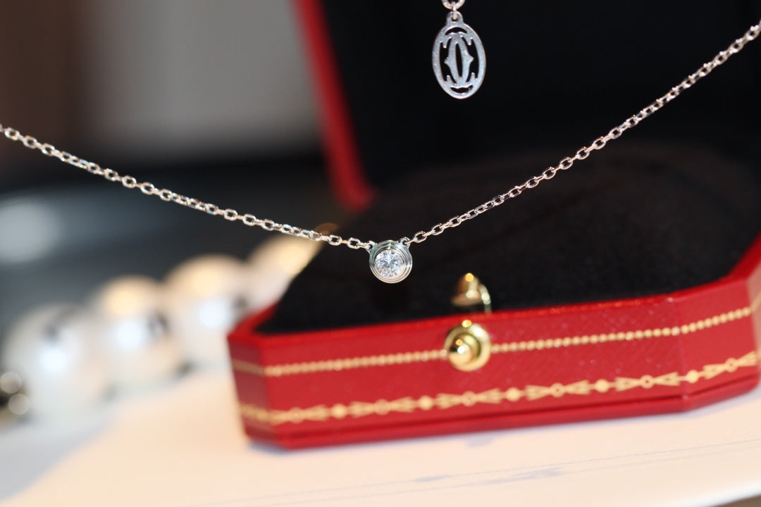 [baslovejewels]DAMOUR DIAMOND NECKLACE
