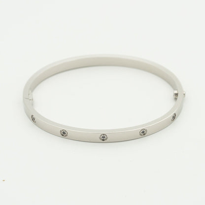 [Basjewels]LOVE BRACELET 3.65MM 10 DIAMONDS