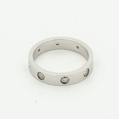 [Basjewels]LOVE RING 3.6MM 8 DIAMONDS