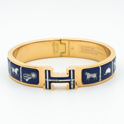 [Basjewels]HM BRACELET BLUE CERAMIC