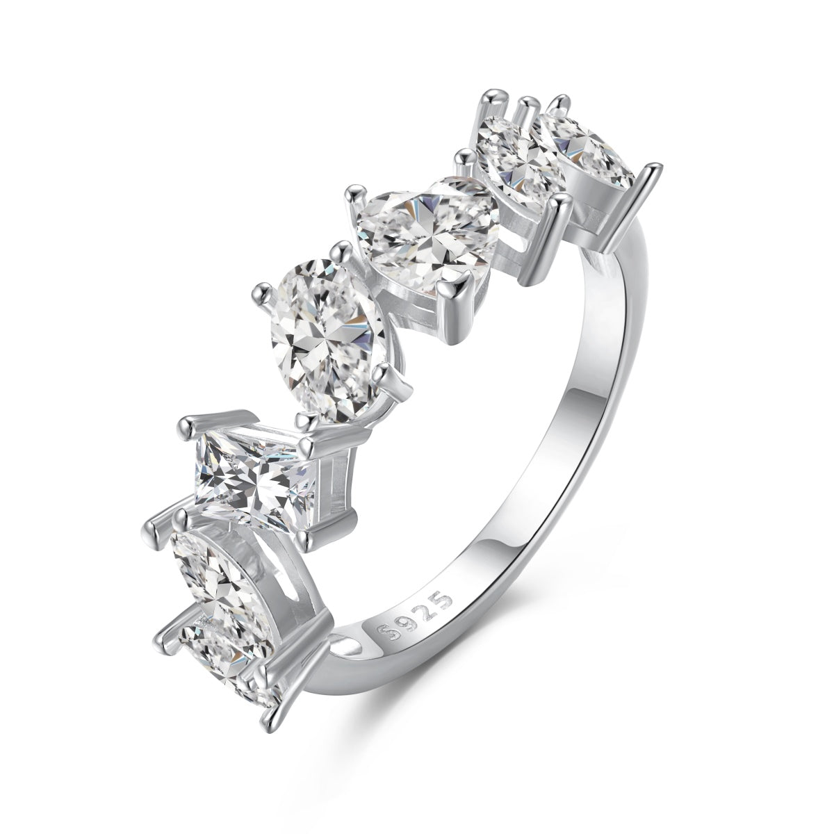 [baslovejewels]Delicate Multi Cut Ring