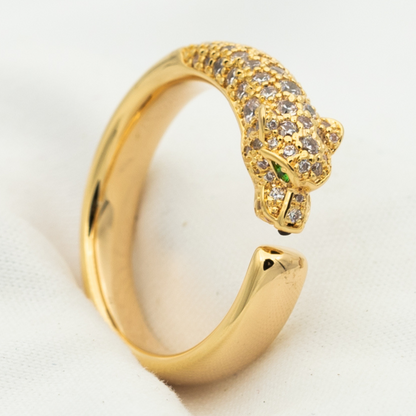 [Basjewels]PANTHERE RING DIAMOND 7.3MM