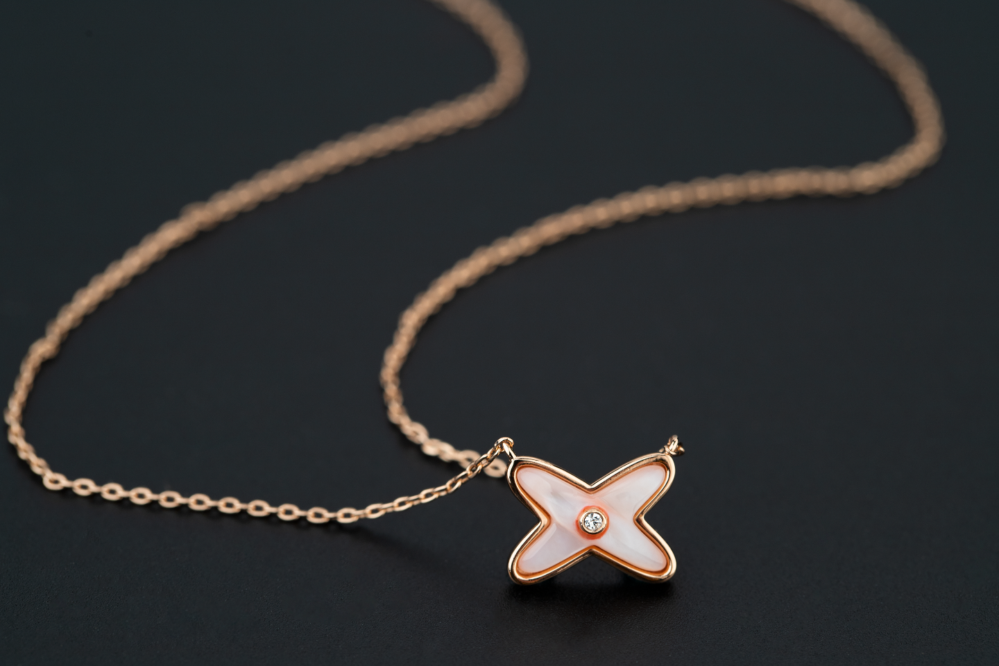 [baslovejewels]JEUX DE NECKLACE 1 DIAMOND