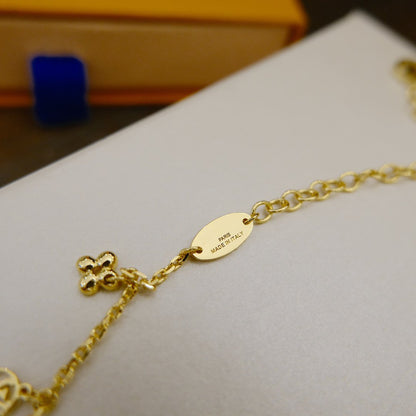 [baslovejewels]BLOOMING SUPPLE NECKLACE BRASS