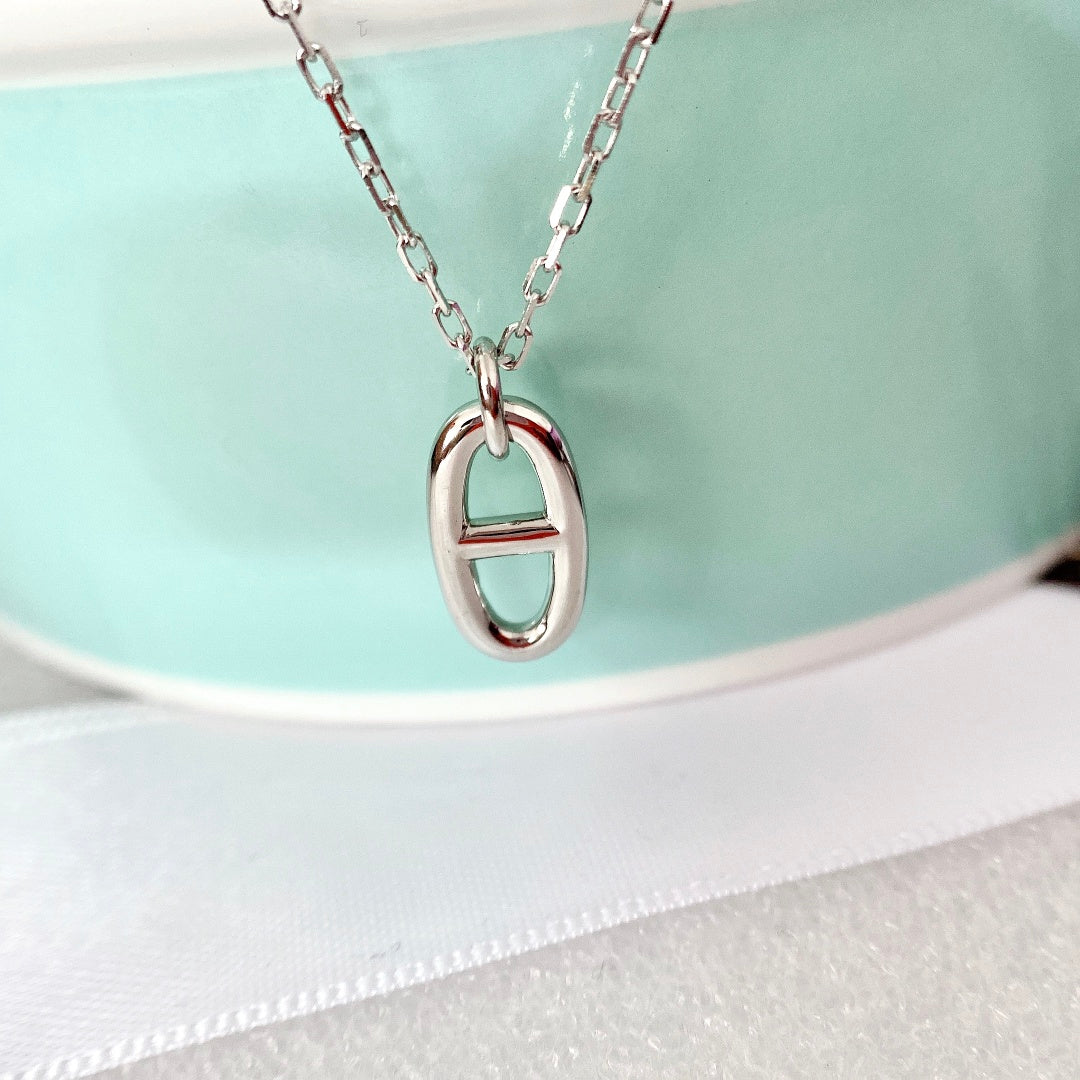 [baslovejewels]HM PIG NOSE NECKLACE