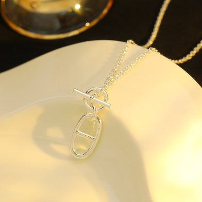 [Basjewels]HM CHAINE D'ANCRE PENDANT NECKLACE STERLING SILVER