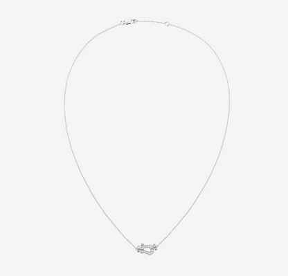 [Basjewels]FORCE 10 DIAMOND SILVER NECKLACE MINI MODEL