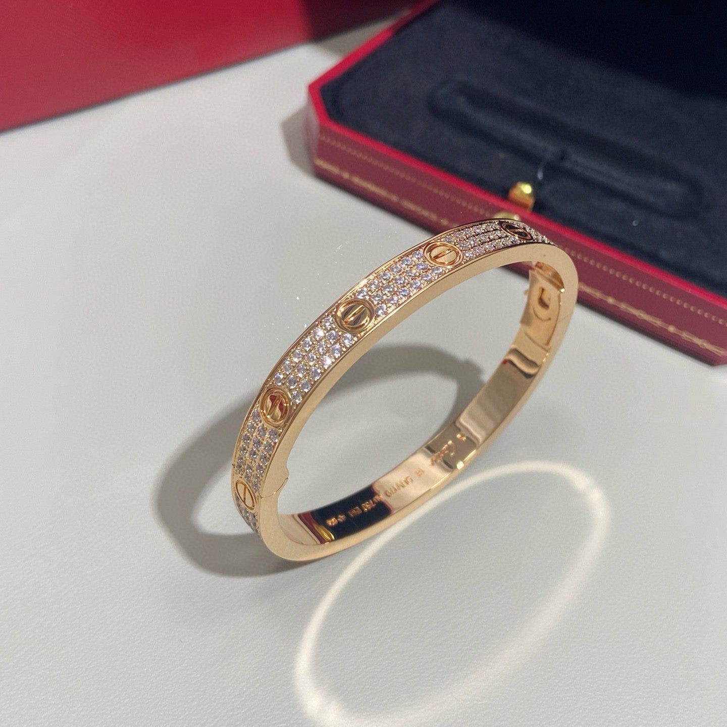 [baslovejewels]LOVE BRACELET 6.1MM DIAMOND-PAVED