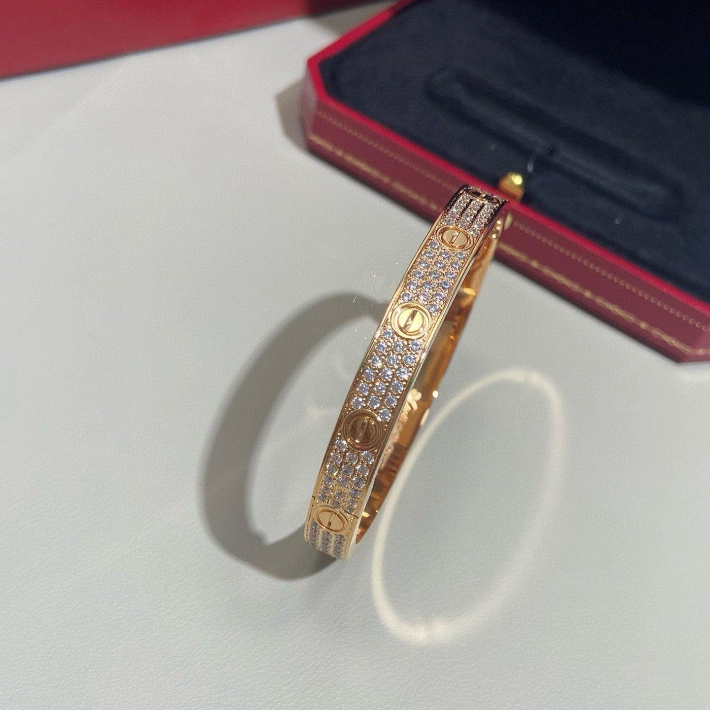 [baslovejewels]LOVE BRACELET 6.1MM DIAMOND-PAVED