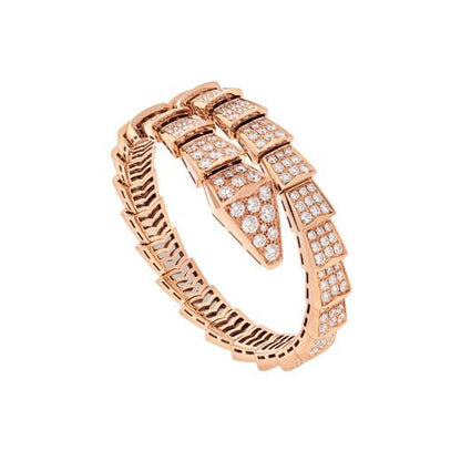 [Basjewels]SERPENTI BRACELET 8MM PINK GOLD DIAMOND