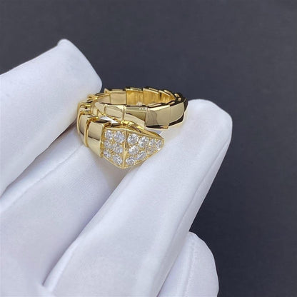 [Basjewels]SERPENTI RING GOLD DIAMOND