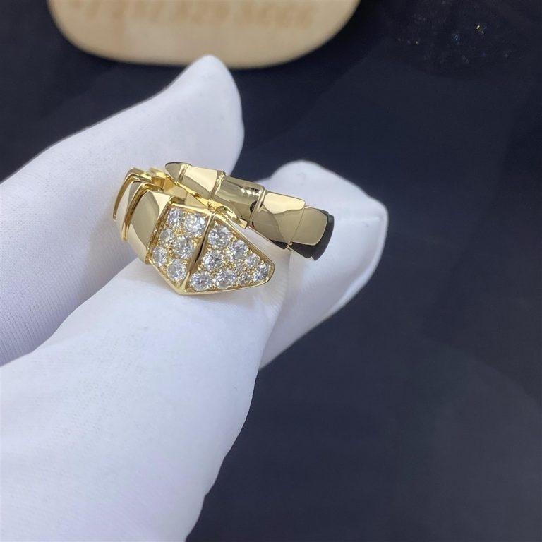 [Basjewels]SERPENTI RING GOLD DIAMOND