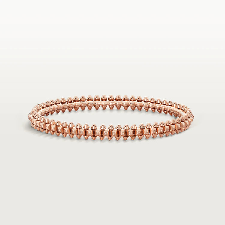 [Basjewels]CLASH PINK GOLD BRACELET