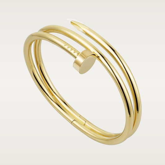 [Basjewels]JUSTE BRACELET 3.5MM DOUBLE ROW GOLD