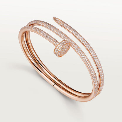 [Basjewels]JUSTE BRACELET 3.5MM DOUBLE ROWS DIAMOND