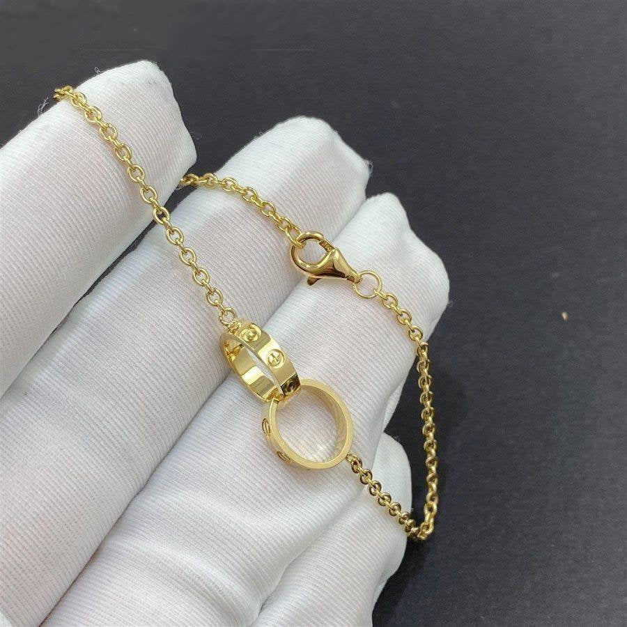 [Basjewels]LOVE BRACELET DOUBLE RING