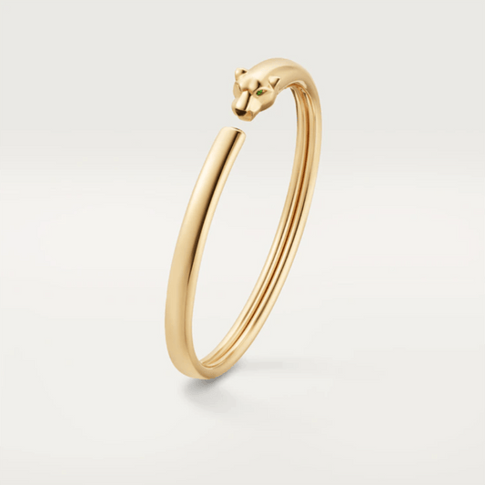 [baslovejewels]PANTHERE GOLD OPEN BRACELET