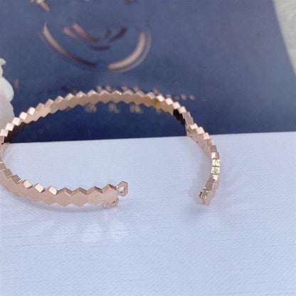 [Basjewels]BEE LOVE PINK GOLD BRACELET