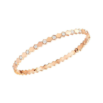 [baslovejewels]BEE LOVE SILVER DIAMOND BRACELET