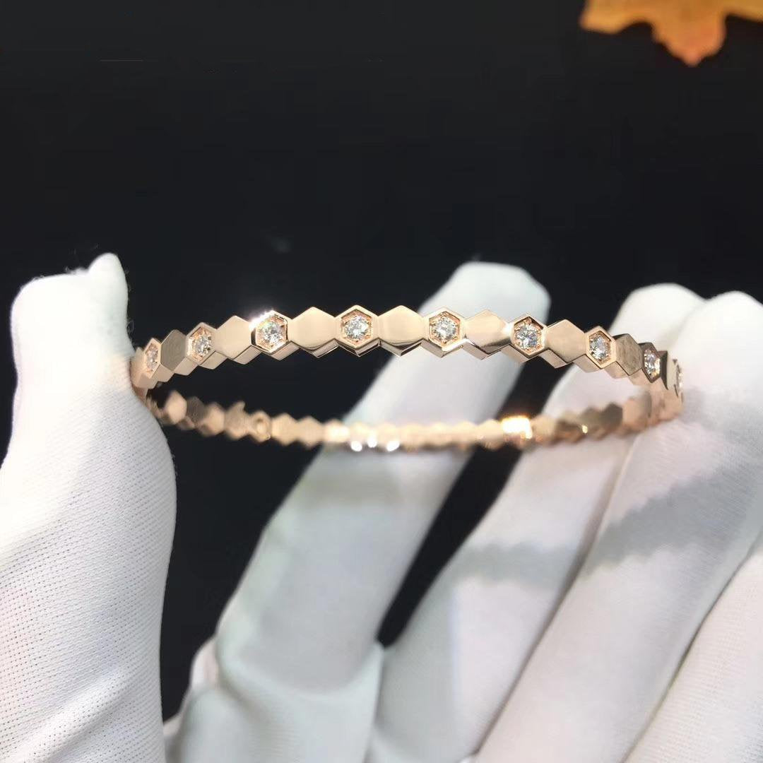 [baslovejewels]BEE LOVE SILVER DIAMOND BRACELET