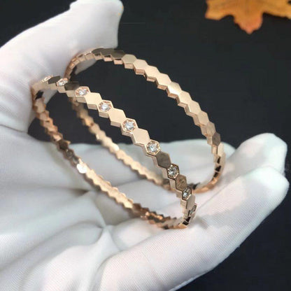 [baslovejewels]BEE LOVE SILVER DIAMOND BRACELET
