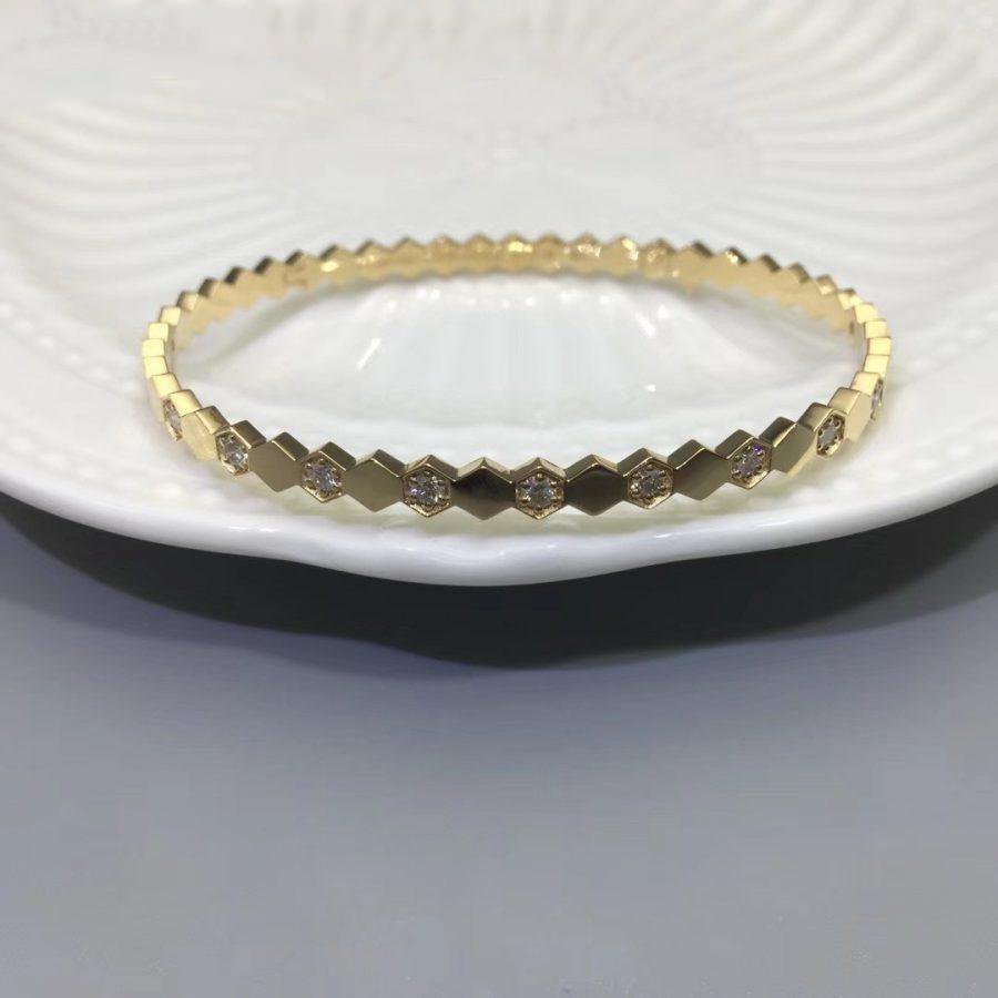 [baslovejewels]BEE LOVE GOLD DIAMOND BRACELET