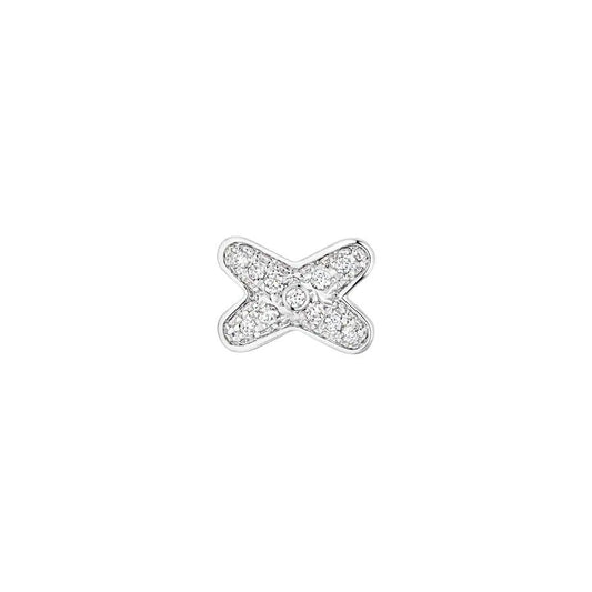 [baslovejewels]JEUX DE SILVER DIAMOND EARRINGS