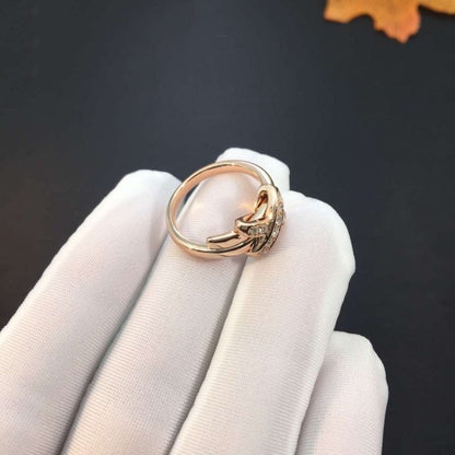 [Basjewels]JEUX DE PINK GOLD DIAMOND RING