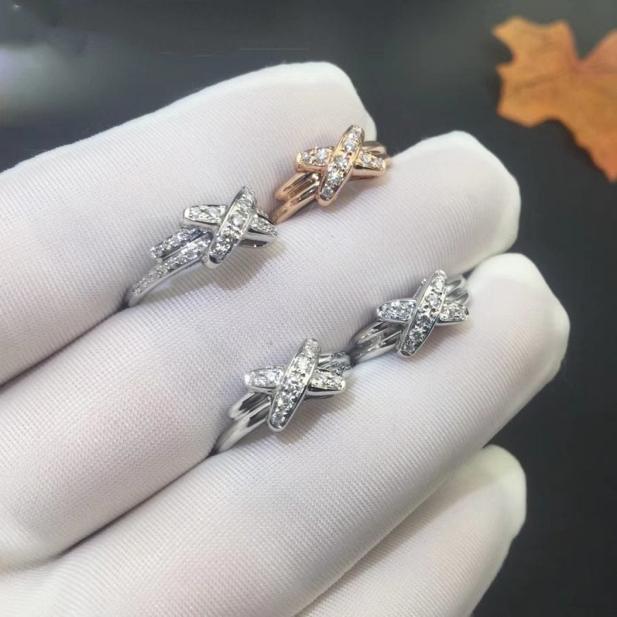 [baslovejewels]JEUX DE SILVER DIAMOND RING