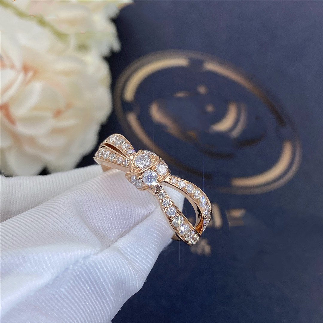 [Basjewels]LIENS PINK GOLD DIAMOND RING