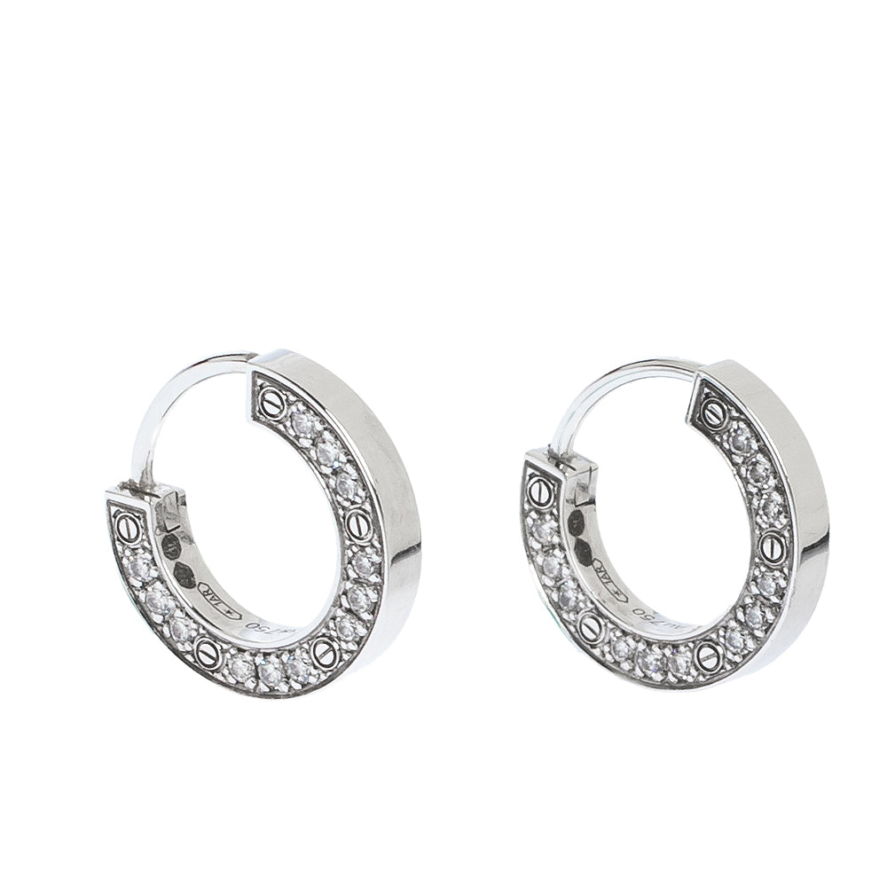 [Basjewels]LOVE DIAMOND EARRINGS