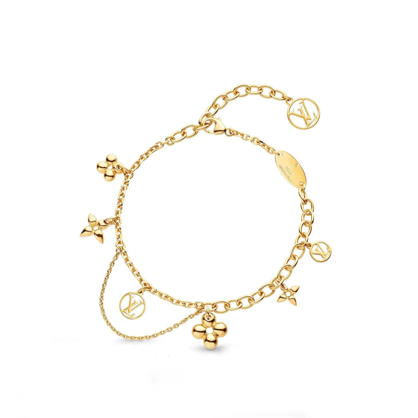 [Basjewels]BLOOMING PINK GOLD MOP BRACELET