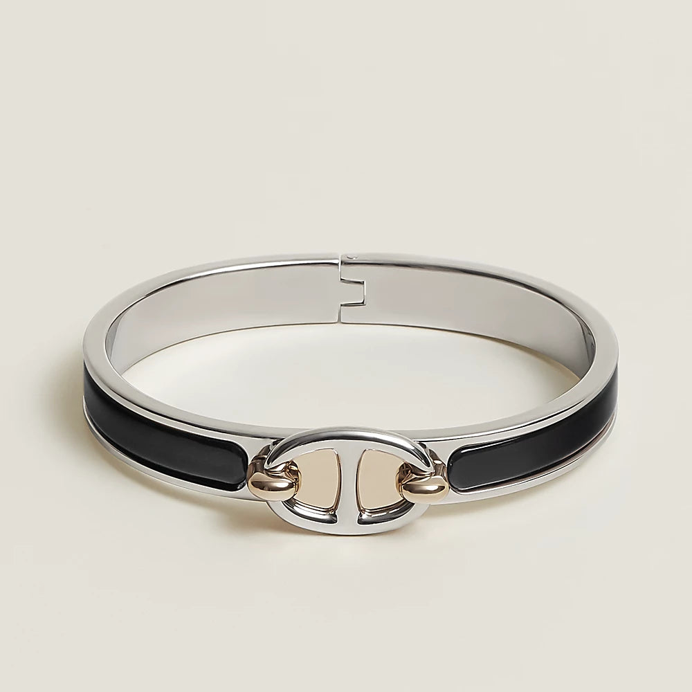 [baslovejewels]CLIC CHAINE SILVER BRACELET