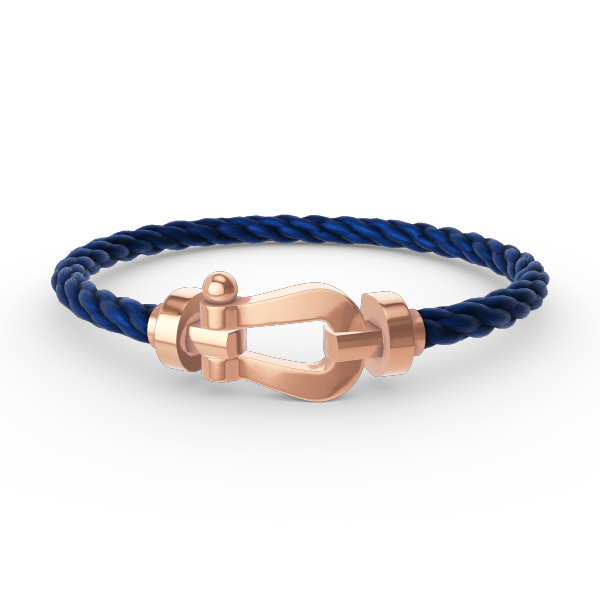 [Basjewels]FORCE LARGE HORSESHOE NO DIAMOND BRACELET ROSE GOLD