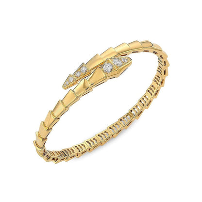 [Basjewels]SERPENTI BRACELET DIAMONDS PINK GOLD