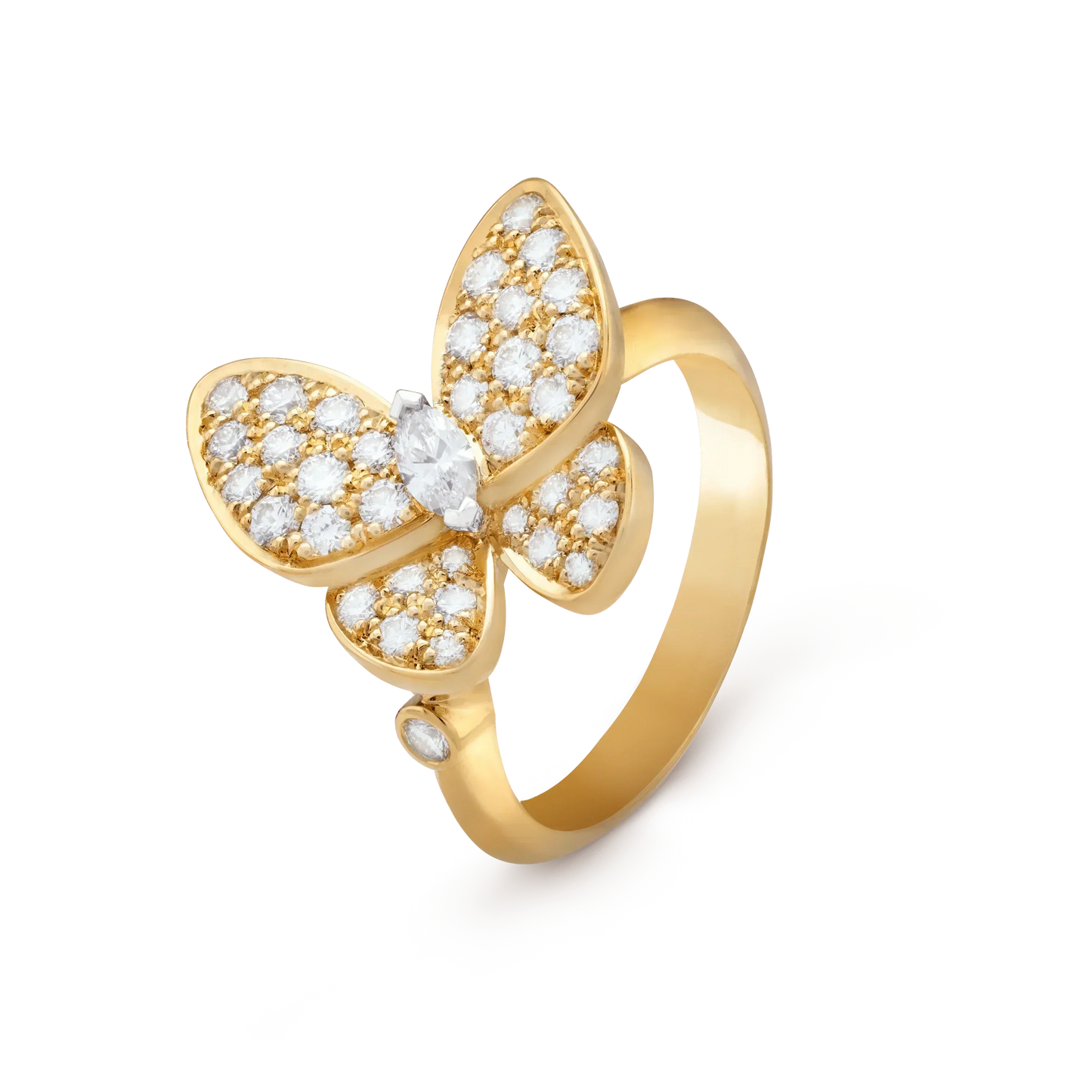 [Basjewels]BUTTERFLY DIAMOND RING