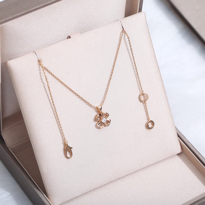 [Basjewels]FIOREVER NECKLACE DIAMOND CENTER